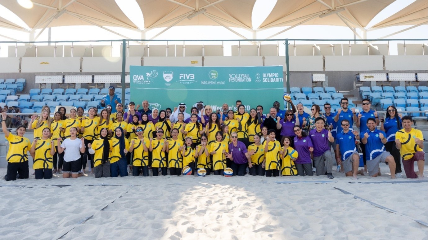 FIVB Volleyball Foundation hosts inspiring activation event for youth in Qatar